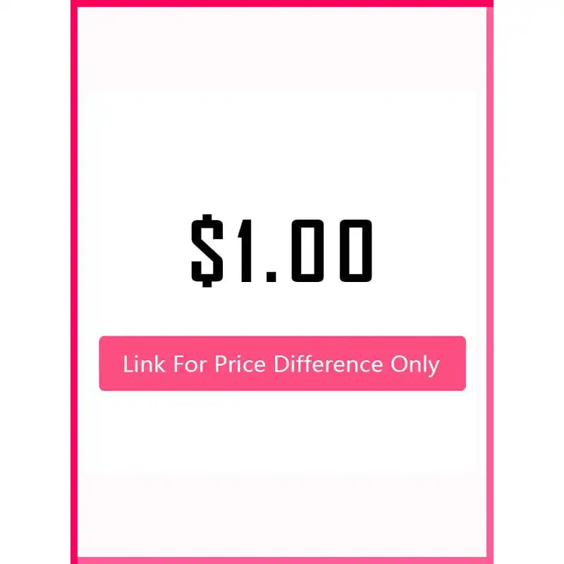 Price Difference Of 1 Make Up Additional Fee Link Only Alibaba
