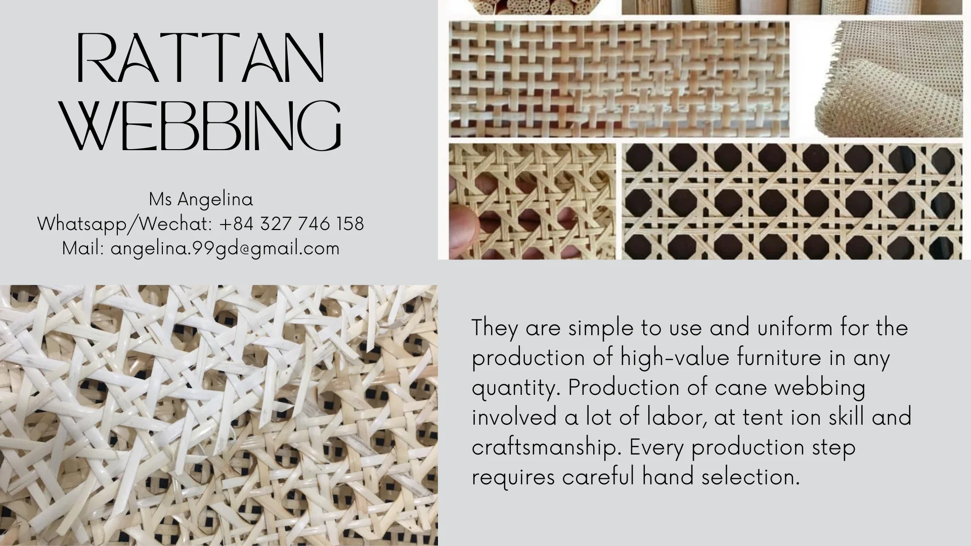 Hand Weaving Natural Rattan bing High Quality Ecofriendly Sustainable From 99 Gold Data