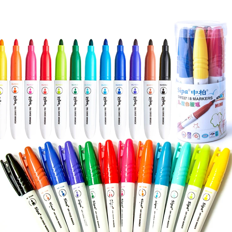 Sipa Sw537 Color Art Paint Water Based Dry Erase Wet Erase Mini 