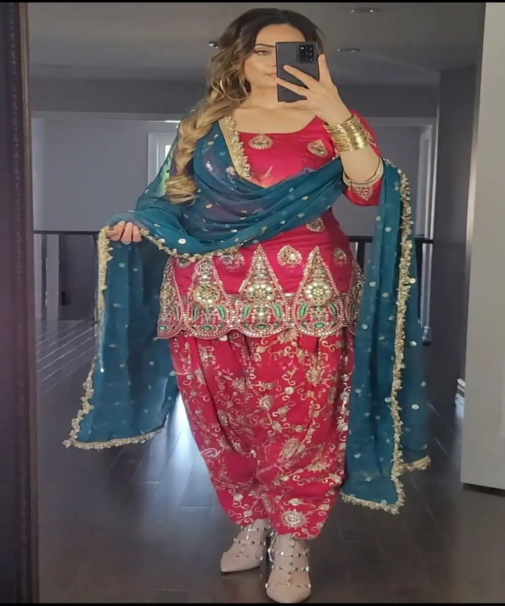 Indian Women Collection Cotton Kurti With Plazo in Lowest Price Market Surat Gujarat Ethnic Garment USA Door Delivery