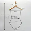 W44.5 CM, T1.2 wood round hanger