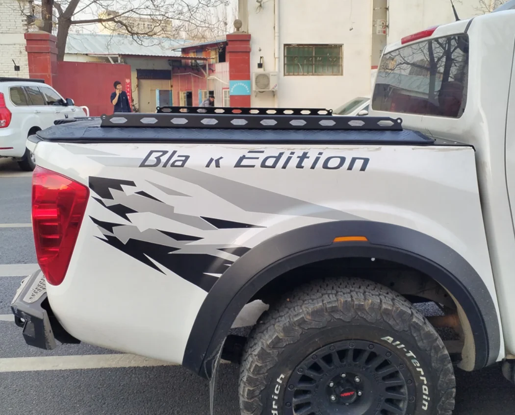 खींचने योग्य रोल अप मैंगनीज स्टील एल्यूमीनियम मिश्र धातु पिकअप ट्रक बिस्तर कवर टन कवर 3