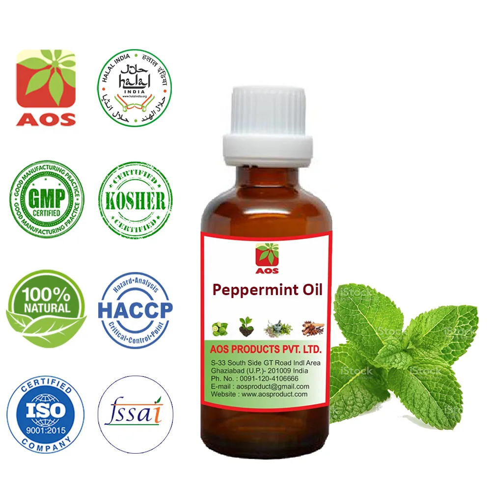 Peppermint Oil IP, BP, USP Manufacturer: AOS Products