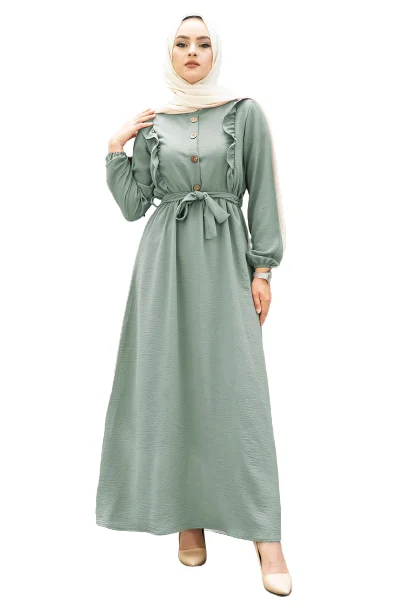 Latest Burqa Designs Muslim Islamic Clothing Burqa for Women 2023 New Arrival Causal Muslim Islamic Women Abaya Blank Burka