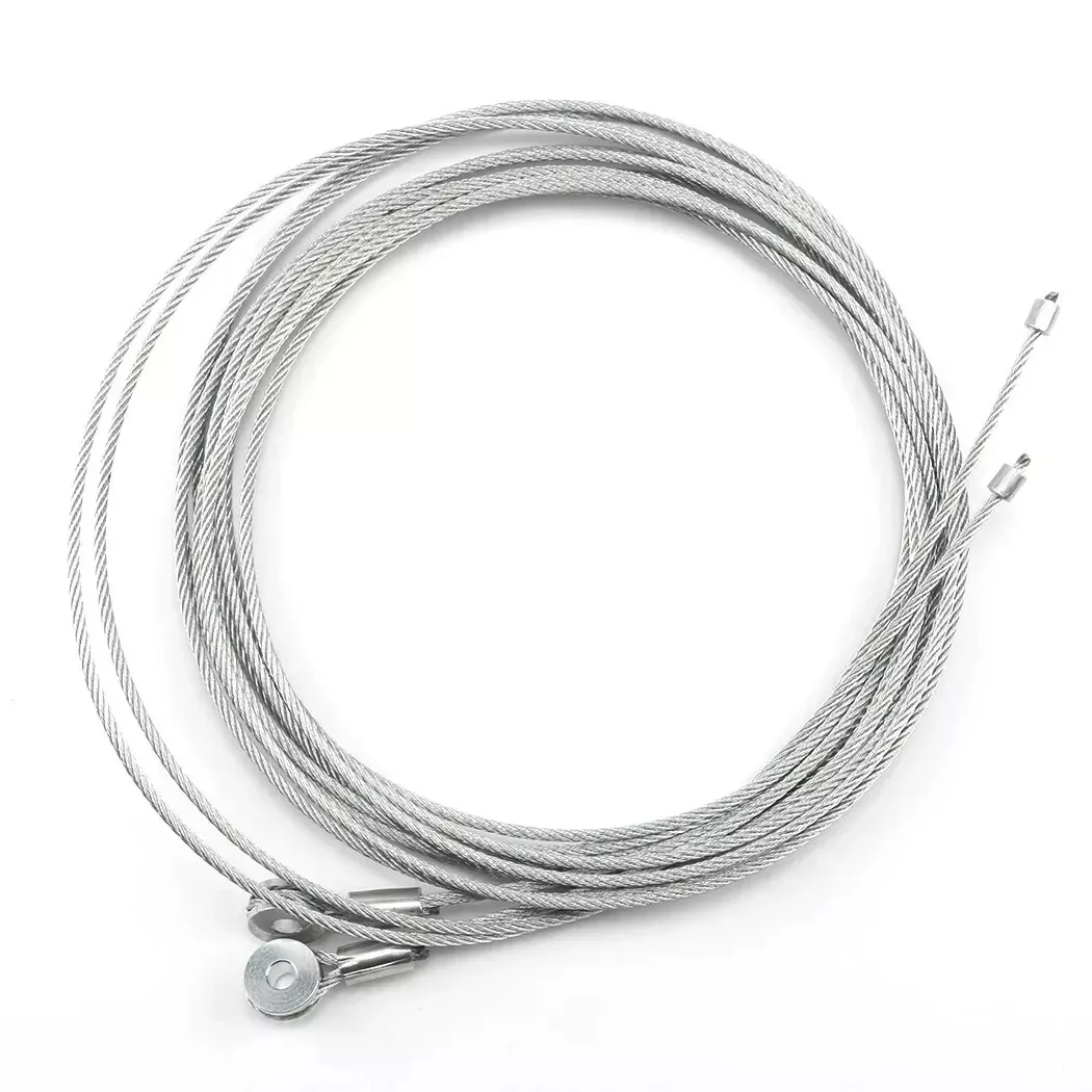High Quality New Heavy Duty 50" Aluminum Alloy Rear Ramp Door Cable Replacement for Enclosed Trailers Motorcycle Ramps Stands