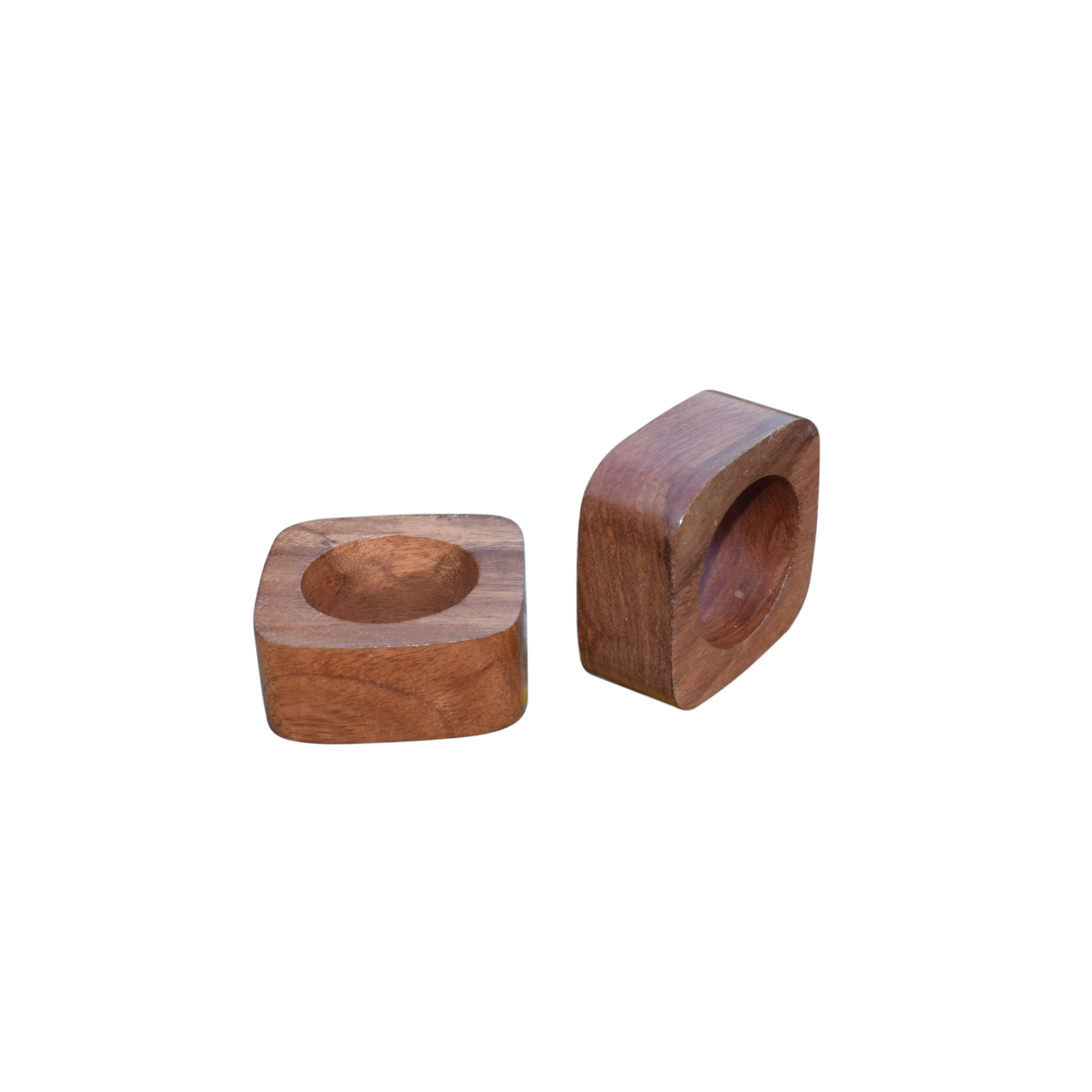 Wooden Napkin Ring Mango Wood Napkin Rings Handmade Dining Table Napkin Holders For Wedding