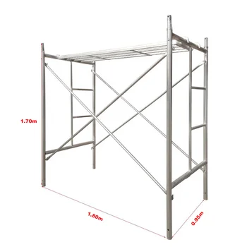 Derfon Wholesale Mason Frame Galvanized Steel Scaffolding Ladder Scaffold Walk Through Frame Scaffolding System