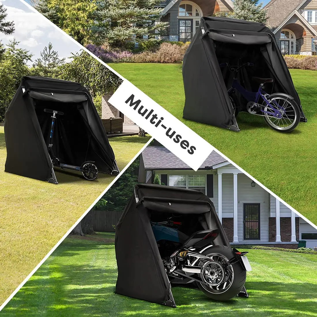 motorcycle storage tent with floor