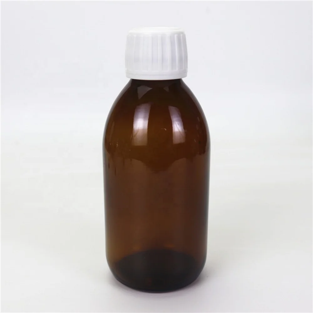 Different Capacity  Amber Brown Glass Medicine Bottles Oral Solution Bottle for sale