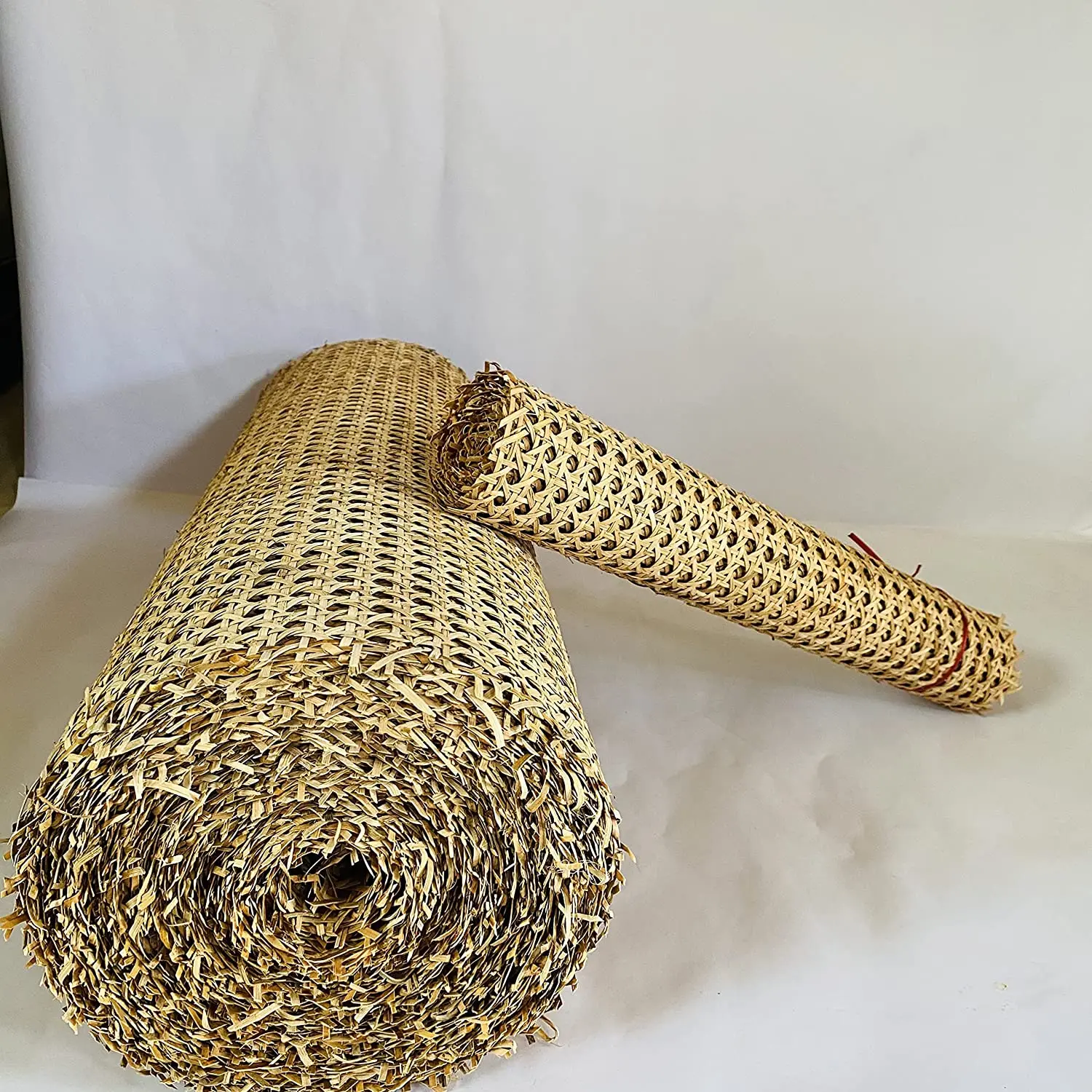 Premium Quality 18 Wide Natural Rattan Hexagon Cane Weave Prewoven