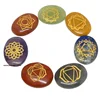 7 Chakras en Forma de Óvalo