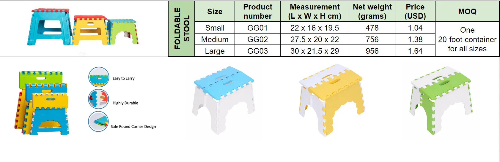 ASSEMLE стул/складной ступенчатый стул для украшения Лучшая цена и хорошее качество пластиковая мебель гостиной домашний оттоманка