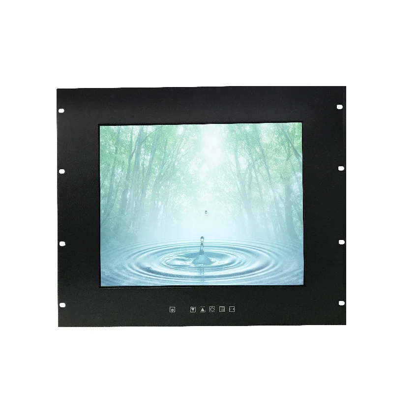 Industrial Panel Display Rack Mount Flat Screen 5.7