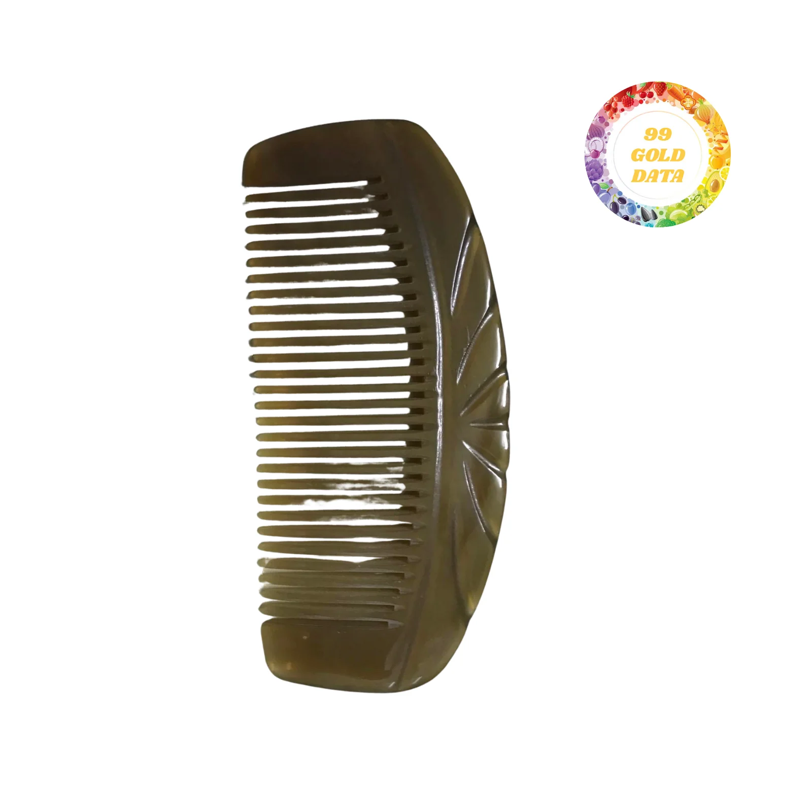 髪やひげのためのバッファローホーンコーム-自然な魅力を持つ