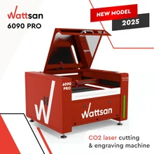 Wattsan 6090 PRO 600*900 mm CNC CO2 Laser Cutting Engraving Machine Wood Acrylic Leather Fabric Sizes 6090 1290 1610