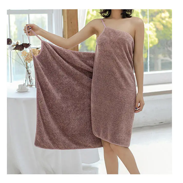 Women's Bath Towel Buckle Wearable Bath Towel Quick Dry Hair Makeup ...