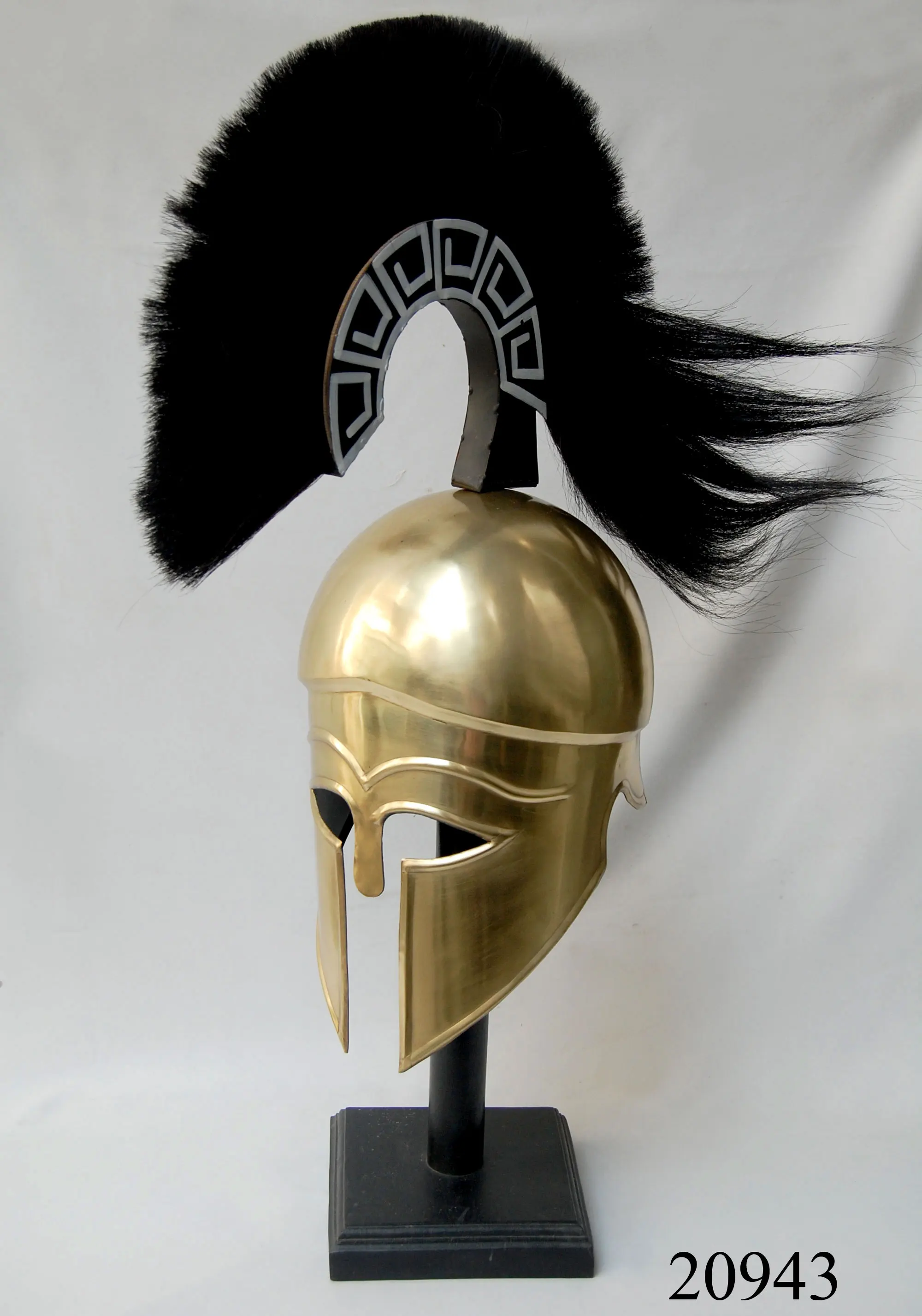 古代ギリシャのコリント式甲冑の兜（羽根飾り付き）| Alibaba.com