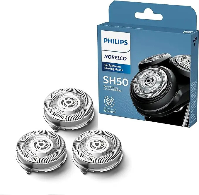 Philips Norelco Genuine SH50/52 Shaving Heads Compatible with Norelco ...