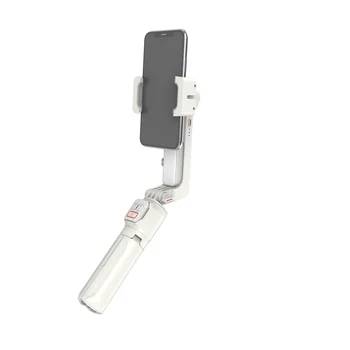 A10 Portable Handheld Gimbal Stabilizer for Smartphone Selfie Stick With LED Light Broadcast Tripod for Tiktok detail image