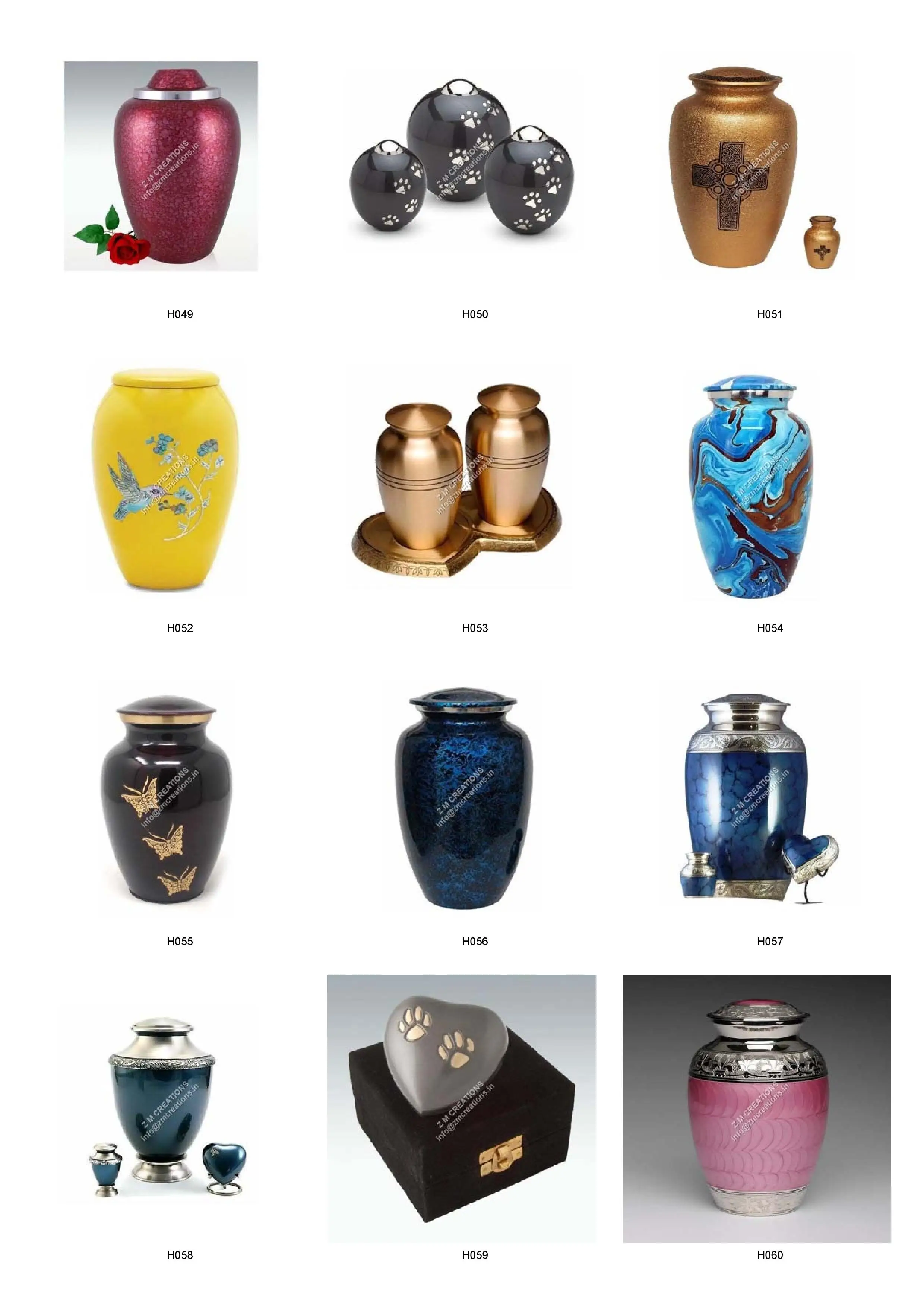 Urn Top Selling American Flag Enamel Printed Cremation Urn For Human