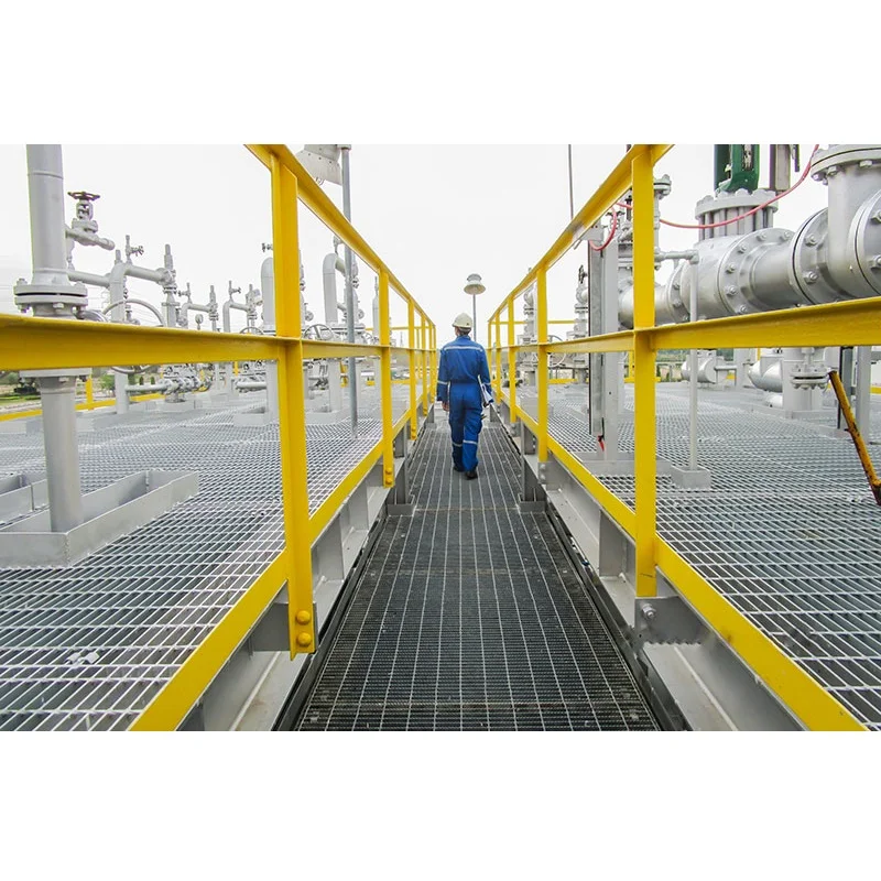 Galvanized Bridge Catwalk Platform Walkway Steel Grating