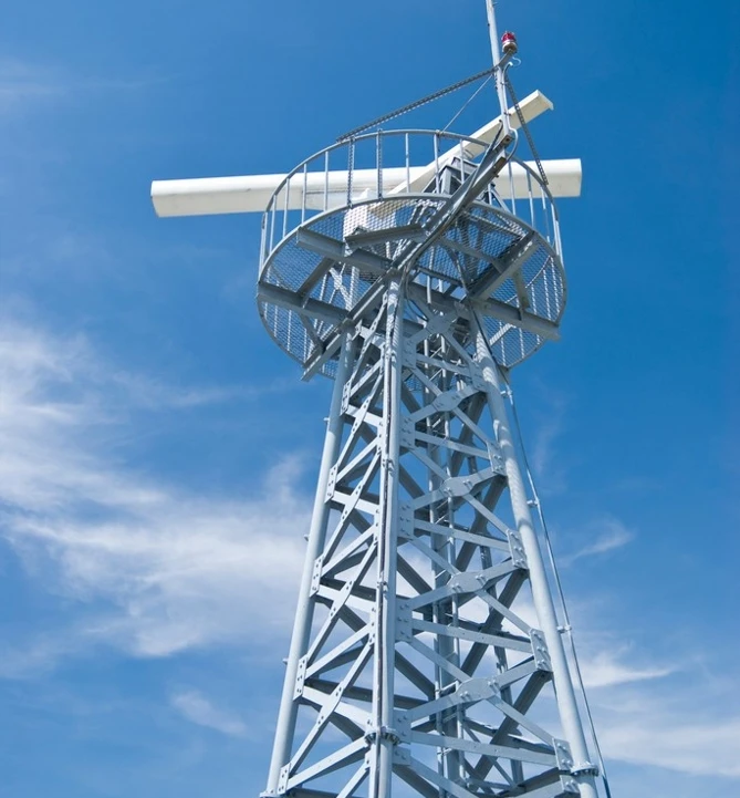 Steel Meteorological Radar Tower for Antennas & Telecommunication