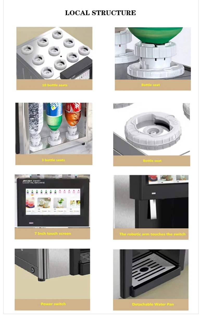 Cocktail Bubble Smoke Machine Cocktail Bar Maker Machine Capsule