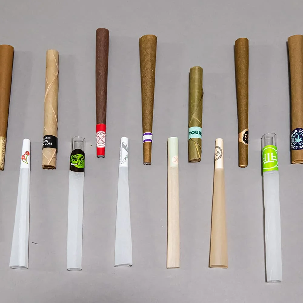 All Sizes Custom Organic Hemp Rolling Paper Cones For Smoking Buy