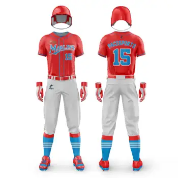 Source Design your Own Baseball Softball Uniforms 100 % Polyester Baseball  Uniforms complete set Youth Men's Strip on m.