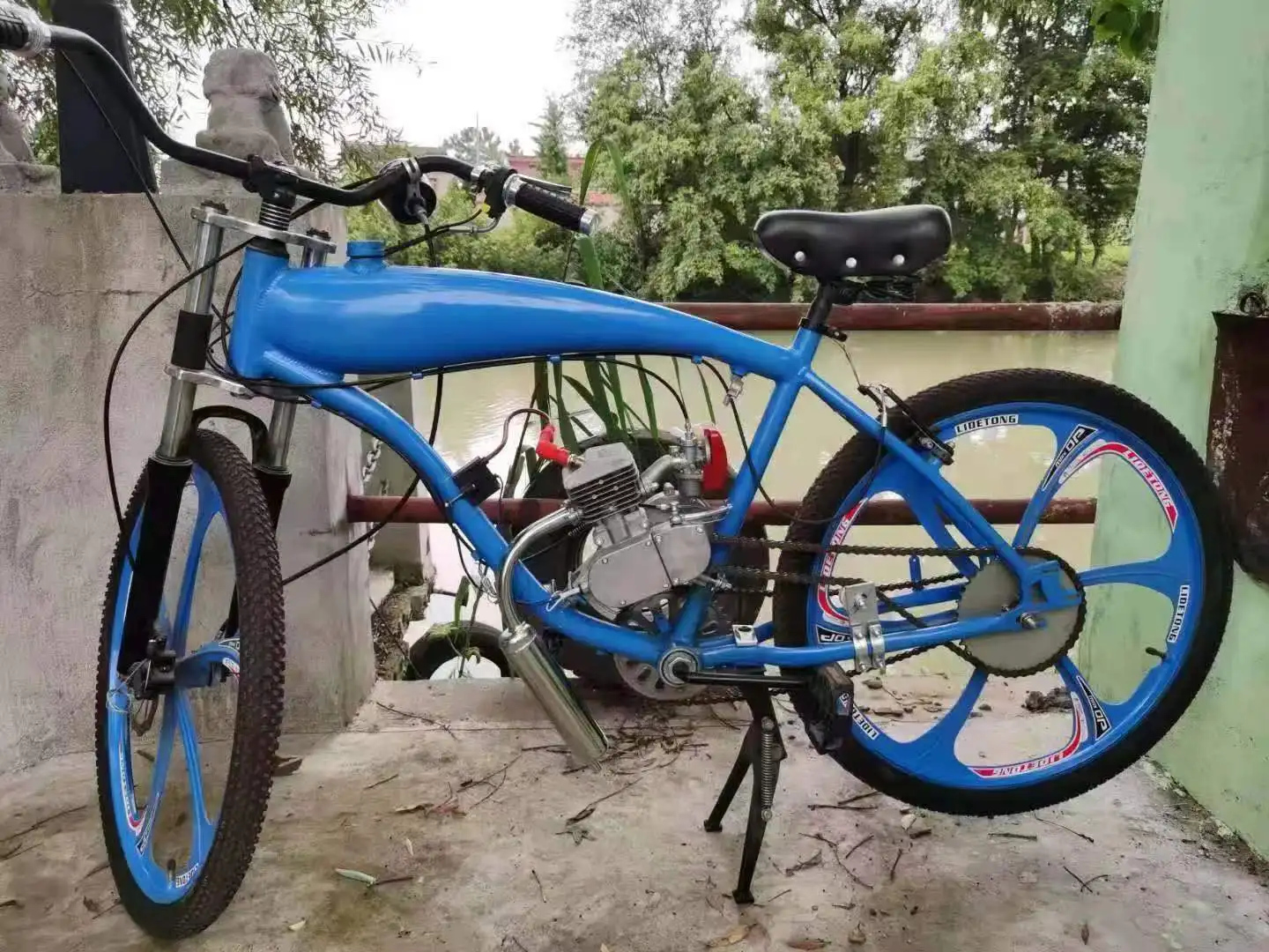 Лидер продаж 1 цилиндр 2-тактный двигатель велосипеда zongshen горный карманный велосипед полный 50/60/80/100/куб.