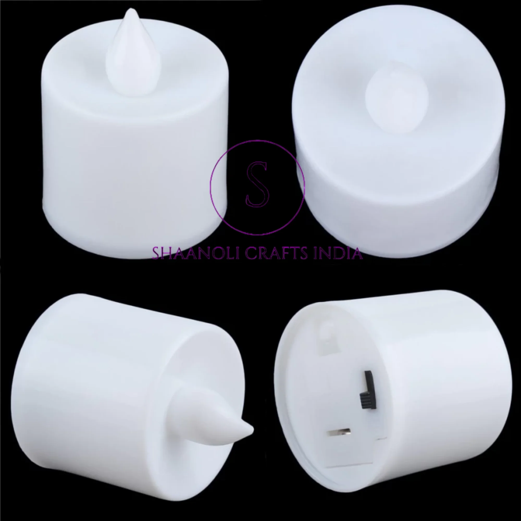 Attractive Led Light Candles Diya for Diwali Lighting Home Decoration Tea Lights Candle Lamps With Battery Smokeless Flameless