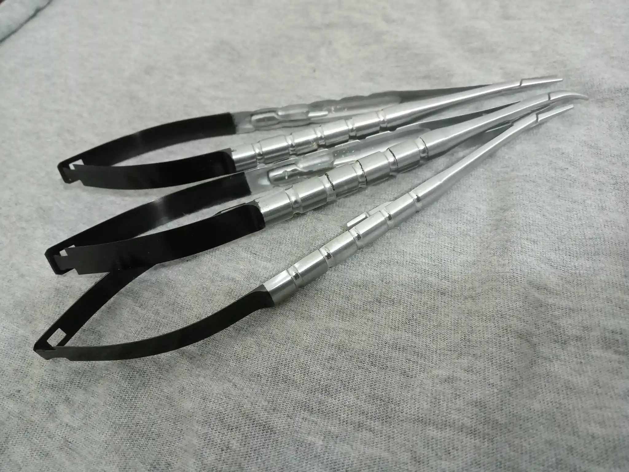 Castroviejo Micro Forceps Scissors Set Versatile Microsurgical Instrument Corrosion Resistant Stainless Steel Tungsten Carbide