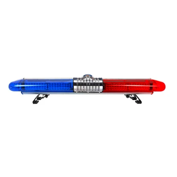 Haibang New Condition 100W/150W/200W Ambulance Warning Lightbar RED and BLUE LED Car Light Speaker Accessories