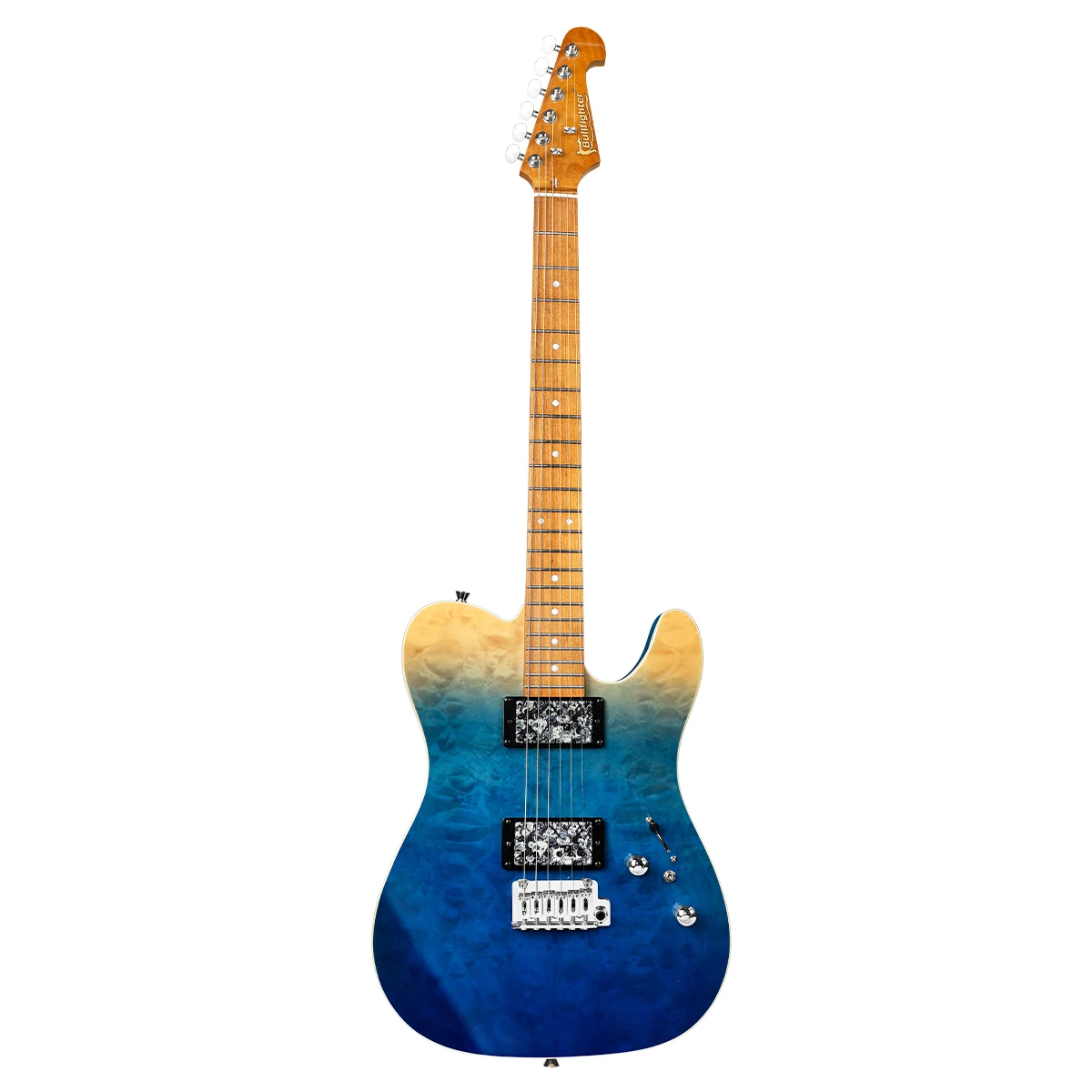 D-230 Blue Red Electric Guitar - High Quality & Wholesale