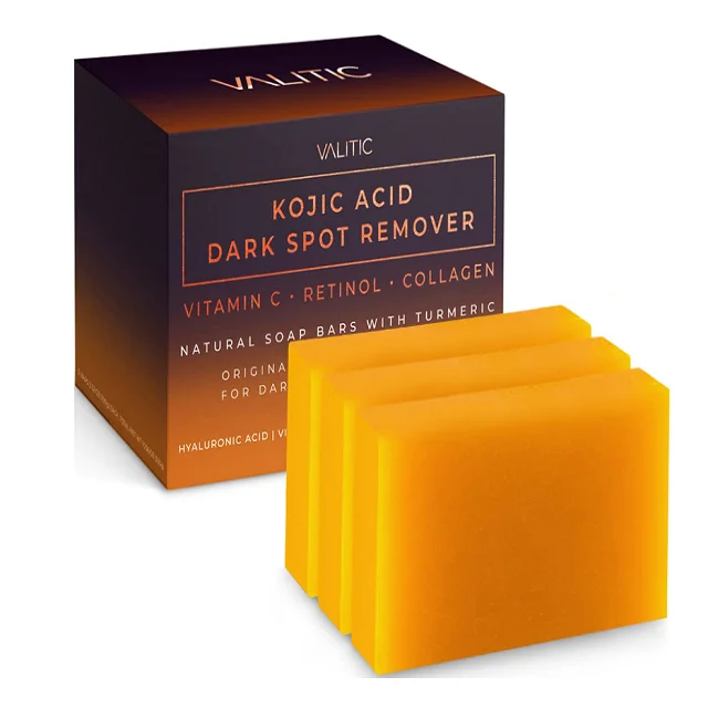 Valitic Kojic Acid Dark Spot Remover Soap Bars With Vitamin C Retinol