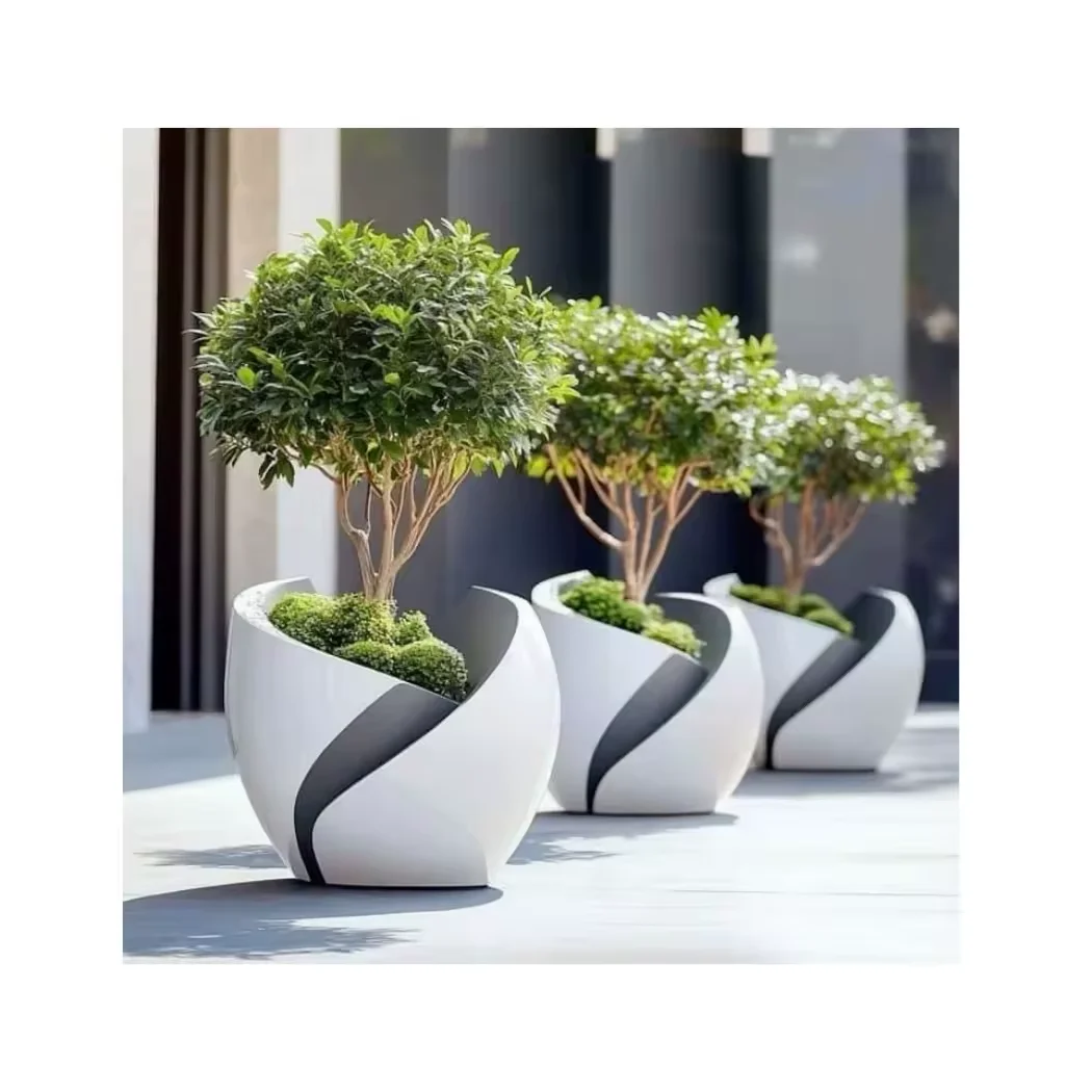 Outdoor Flowerpot Tree Planter Waiting Chair Seat Shopping Mall Outdoor Special Design Leisure Creative Leisure Furniture