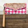 Pink and White Checkered