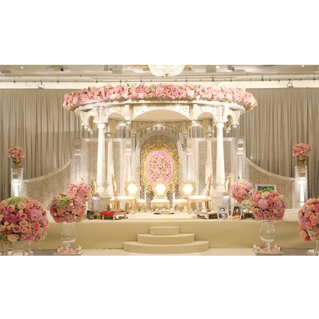 2020 5 Poles Lights Road Backdrop Walkway Stand Wedding Decoration