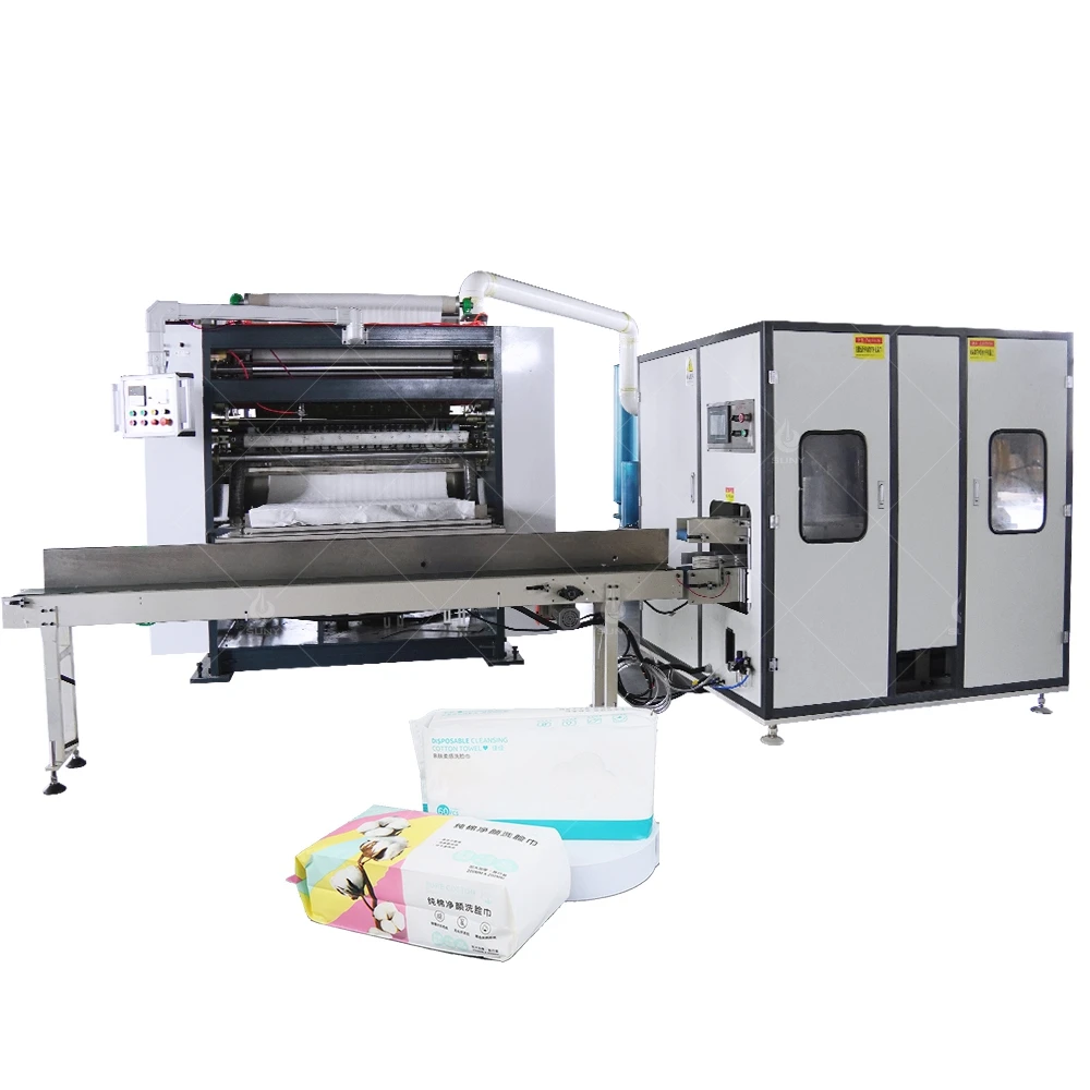 SUNY GROUP Popular Full Automatic Pull-out Facial Cotton Tissue Paper Making and Packing Machine