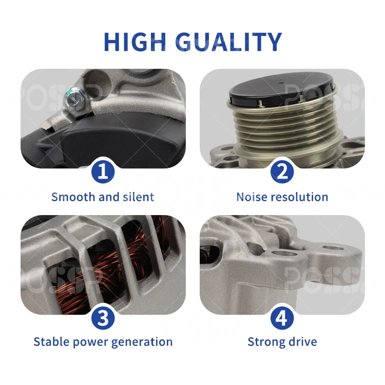 POSSR 06F903023C 03L903023F Hot Sale Generator Engine Parts Car Alternator for Audi A3 A4 TT VW Golf Jetta Skoda
