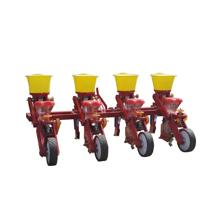 Corn Pneumatic Planter Tractor 4 Rows Corn Planter With Fertilizer