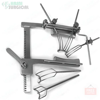 Écarteur Cooley-Cosgrove Pour Valve Mitrale - Set Chirurgical Complet Qualité Top - Neuf, Expiration 2036