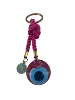 Evil Eye Keychain - Fuchia