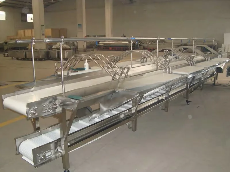 Industrial heavy duty PVC meat conveyor line food production line for food production