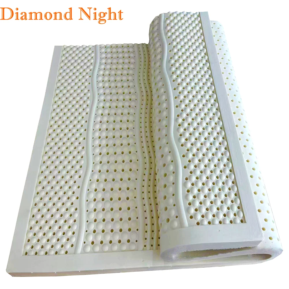 Customized Natural Rubber Orthopedic Mattress Topper Latex Mattresses