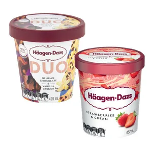 Hagen-Dazs Individually Packed 3.6 Ounce Cups of Coffee Ice Cream Served in Box