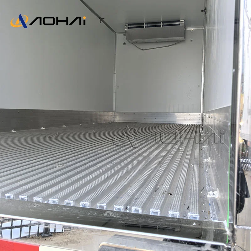 3 Axles 30Tons 40Tons Semi-Trailer Iron Cool Liner Frozen Meat Seafood Food Vegetable Transportation Refrigerated Trailer