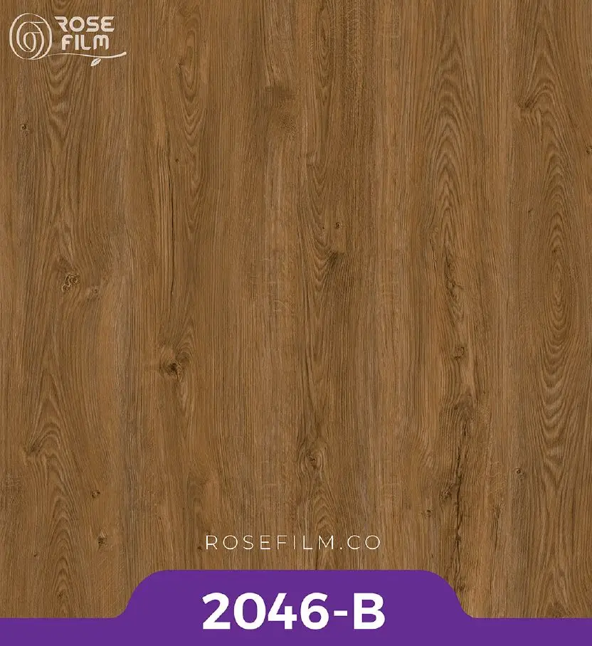 Lamination and Press Rolling PVC Covering Foil for MDF Furniture and Wall Panels Wood Grain Natural Design