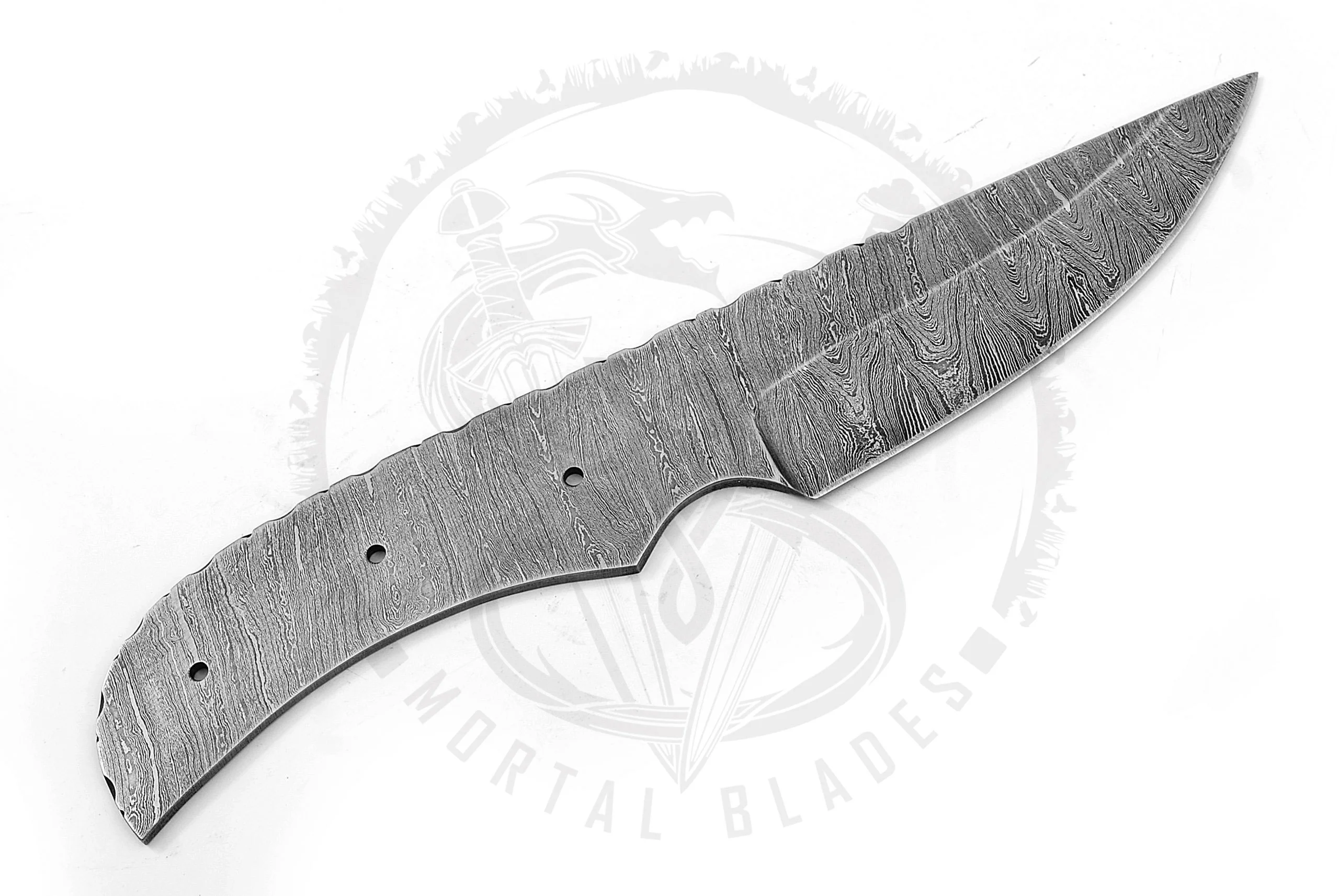 Hot Selling Hand Damascus Steel Blank Blade Skinner Knife Making
