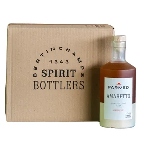 Pack 6 X 50cl Amaretto Liqueur Almond Liquor Belgium Distillery Farmed 28% ABV Bertinchamps Brewery Coffee Alcoholic Drink
